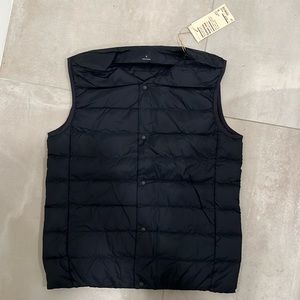 Muji down vest new with tags